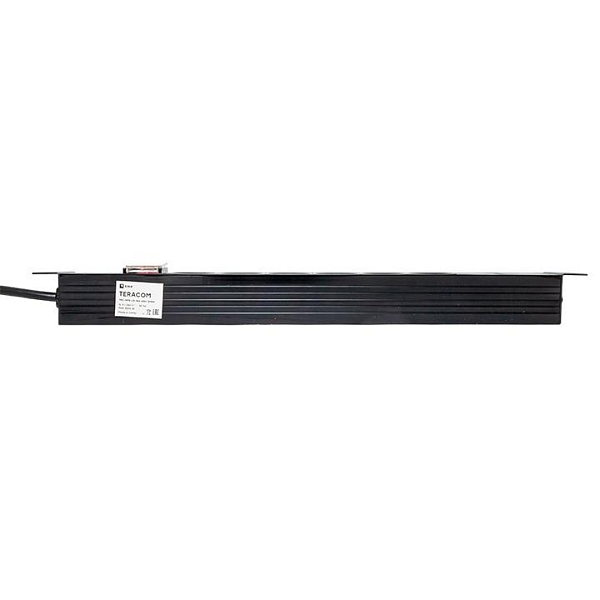 Блок розеток PDU TERACOM 19" 1U 16А/250В 6 розеток Schuko с выключателем шнур питания длиной 2 метра сечение 3x1,5 мм2 вилка Schuko корпус пластик черный