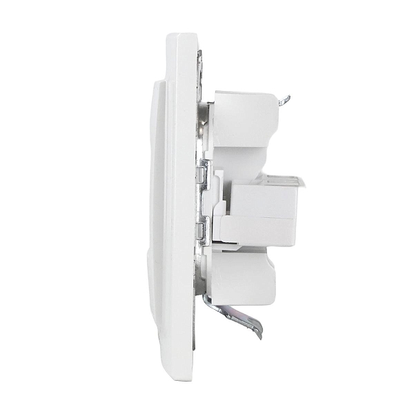 Минск Розетка RJ-45+Phone СП белая EKF