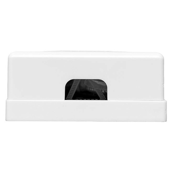 Розетка настенная TERACOM Cat.5E неэкранированная 2 порта RJ-45 Dual IDC белая