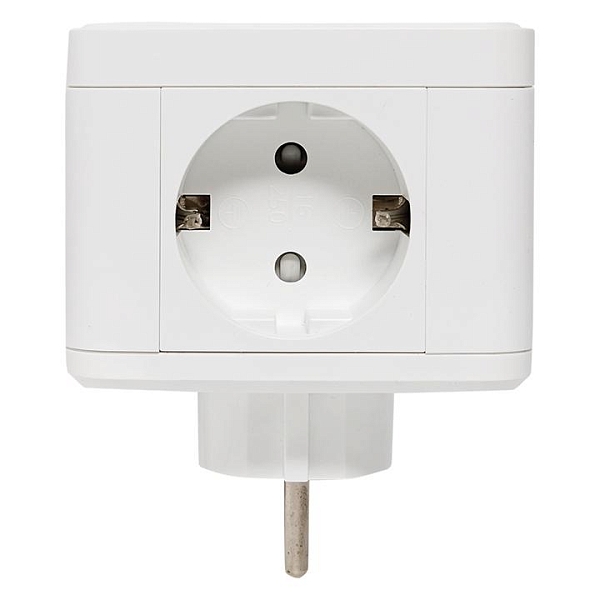 Тройник "Куб" 2 гнезда 2USB 2,4А+Type C + Ночник