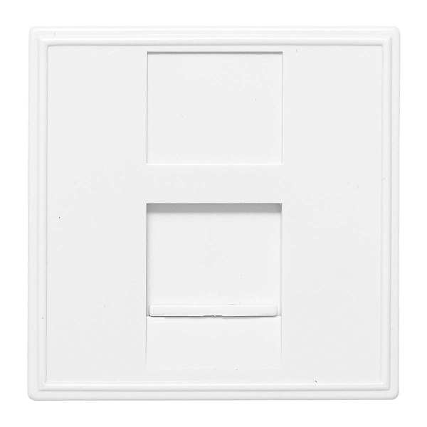 Розетка RJ45 кат. 6, 2 модуля EKF
