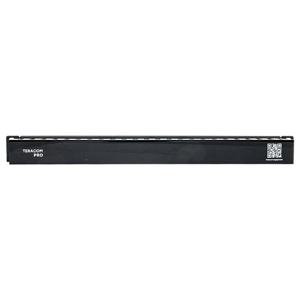 Кабельный органайзер TERACOM PRO с крышкой 19" 1U пластиковый черный