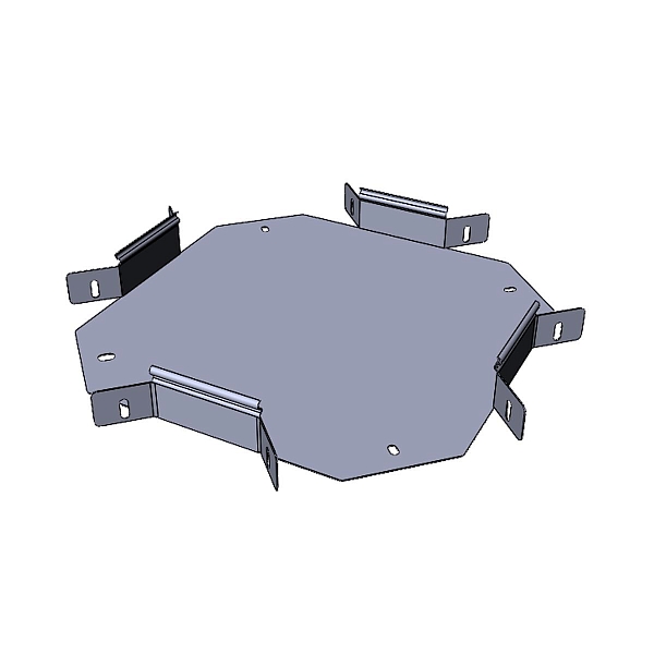 Ответвитель крестообразный 50x150 мм (плоский) EKF