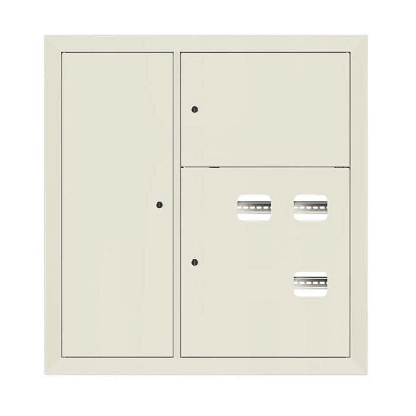 Щит этажный 3 кв. слаботочка слева RAL9002 (1000x950x150) EKF PROxima