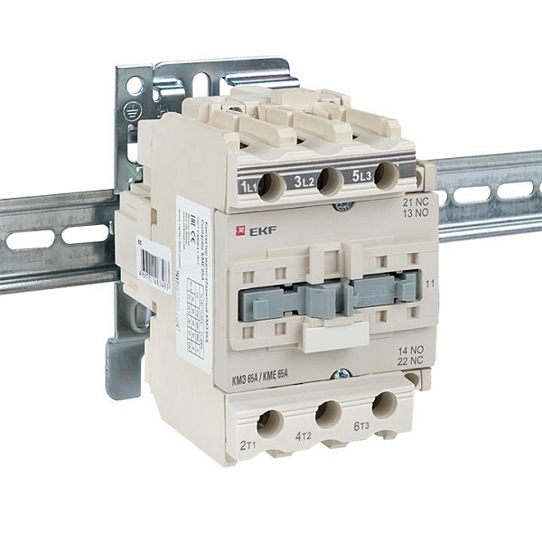 Контактор КМЭ-3 65А 1NO+1NC 230В AC EKF