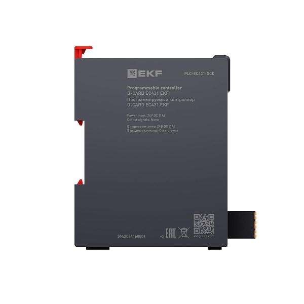 Программируемый логический контроллер (ПЛК) EC431 D-CARD EKF