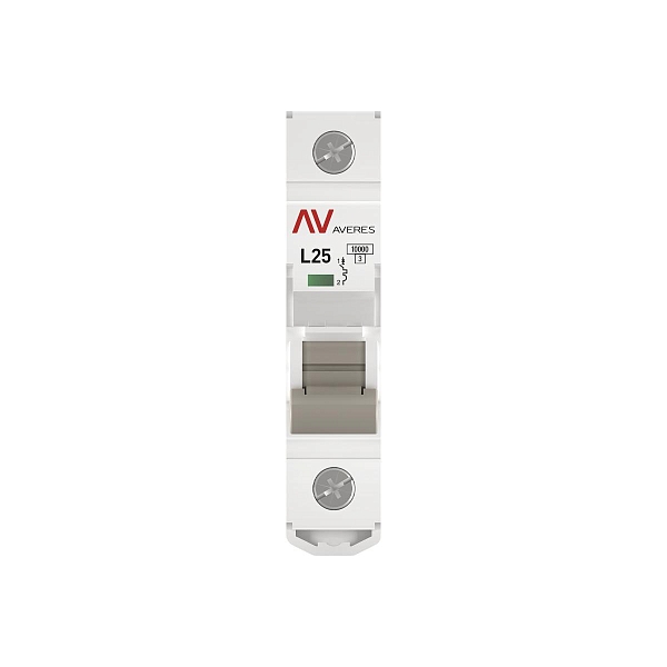 Выключатель автоматический AV-10 1P 25A (L) 10kA EKF AVERES