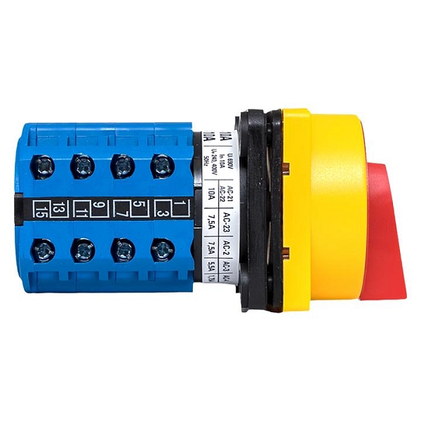 Переключатель кулачковый ПК-1-24 10А 4P "1-0-2" с блокировкой IP65 EKF PROxima
