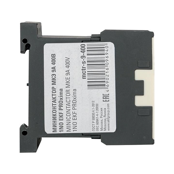 Контактор МКЭ-1 9А 1NO 400В AC EKF