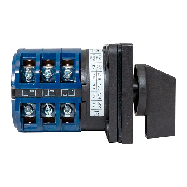 Переключатель кулачковый ПК-1-43 32А 3P «1-0-2» IP65 EKF