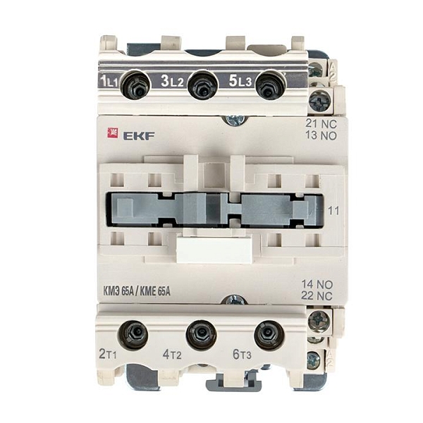 Контактор КМЭ-3 65А 1NO+1NC 230В AC EKF