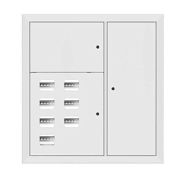 Щит этажный 7 кв. RAL9003 (1000x950x150) EKF Basic