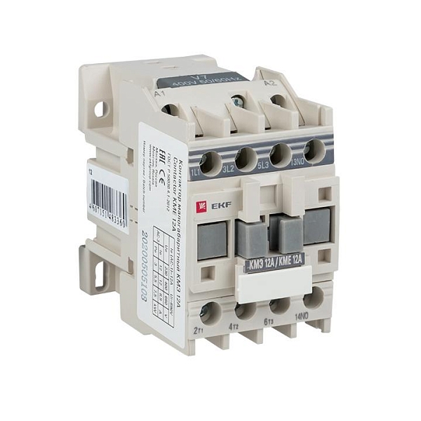 Контактор КМЭ-1 12А 1NO 230В AC EKF