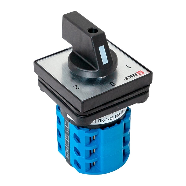 Переключатель кулачковый ПК-1-23 10А 3P «1-0-2» IP65 EKF