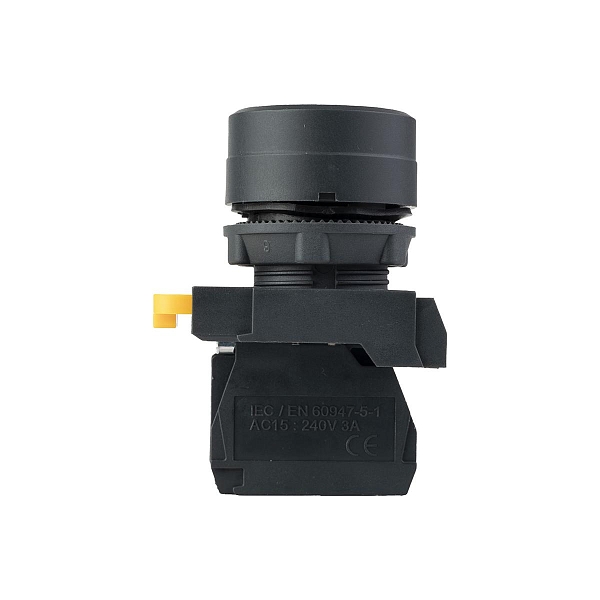 Кнопка SB-31 плоская с фиксацией 1NO белая IP65 EKF
