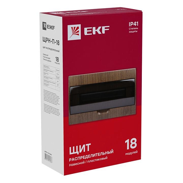 ЩРН-П-18 темное дерево IP41 PROXIMA EKF
