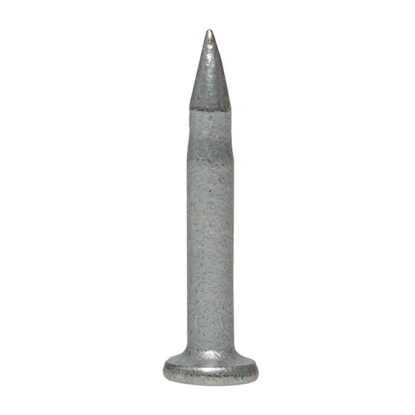Кованые гвозди по бетону, металлу Bullet Type диаметр 3 мм длина 19 мм, цинкование (1000 шт.)