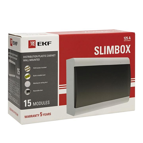 Щит распред. навесной ЩРН-П-15 "SlimBox" IP41 EKF 
