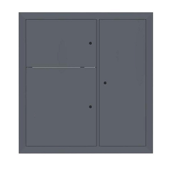 Щит этажный до 8 кв. без окон RAL7024 (1000x950x150) EKF PROxima