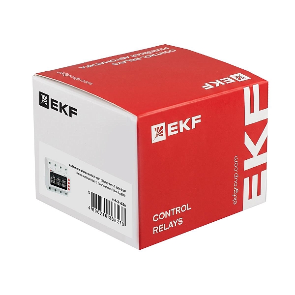 Реле выбора фаз с дисплеем RVF-3-63А EKF PROxima