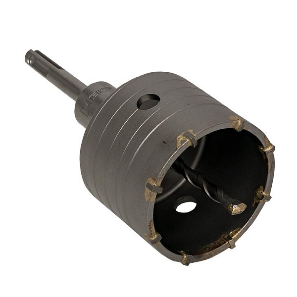Коронка твердосплавная с оснасткой TCT-72 М22 SDS-plus EKF Master