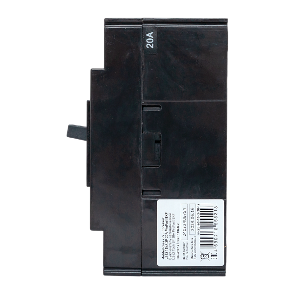 Выключатель автоматический в литом корпусе ProPact LS63 20А 3P 15кА EKF