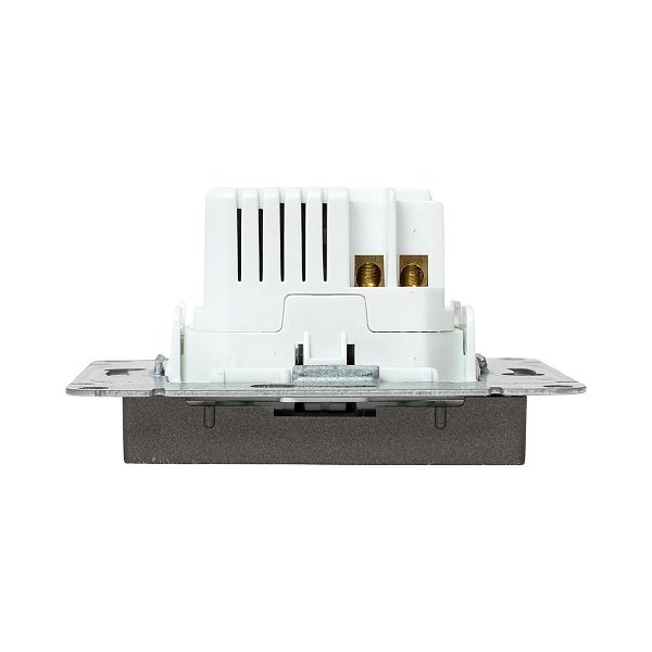 Механизм розетки USB-C - 2шт, мокко Эпика EKF