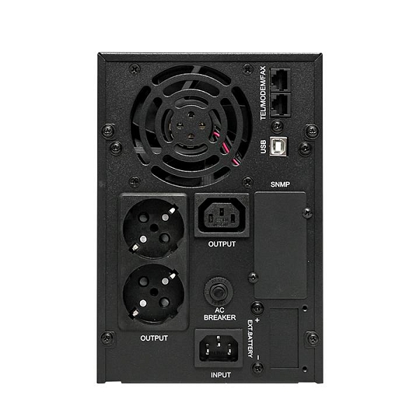 Источник Бесперебойного Питания Линейно-интерактивный E-Power PSW 600 1500 ВА ,1200Вт,USB,RJ45,1хСE13,2xSchuko напольный, c АКБ 2x12В_9 Ач