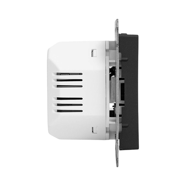 Механизм розетки USB-С, быстрая, чёрная Эпика EKF