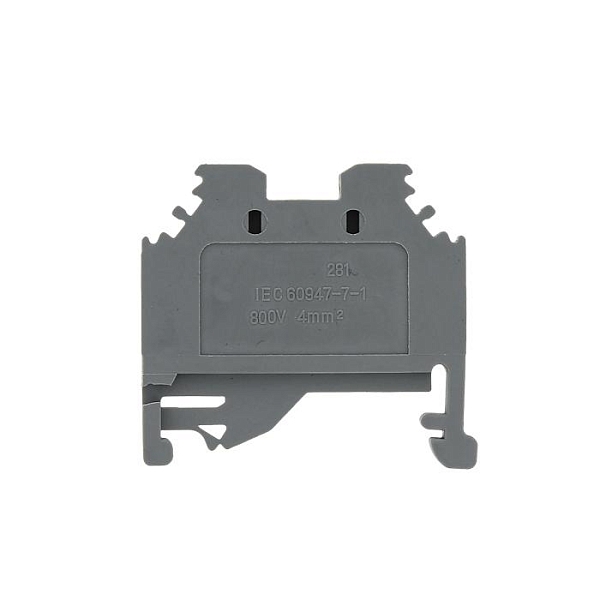 Колодка клеммная пружинная JXB-S-2.5 24А серая EKF PROxima
