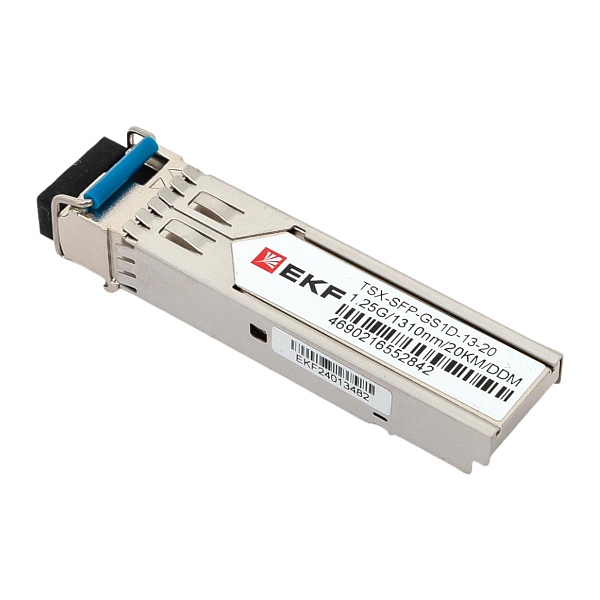 SFP модуль 1,25 Гбит одинарное одномодовое оптоволокно передача 1310нм дальность 20км TSX EKF