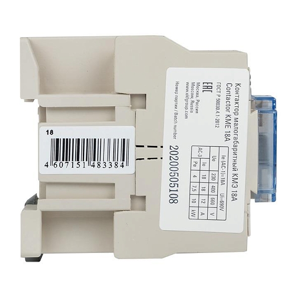 Контактор КМЭ-1 18А 1NO 400В AC EKF