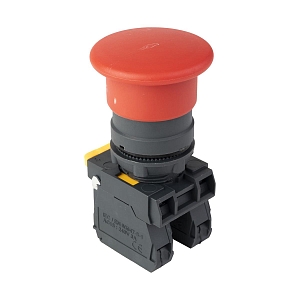 Кнопка SB-34 грибовидная 1NO+1NC красная EKF