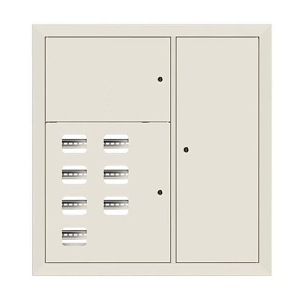Щит этажный 7 кв. RAL9001 (1000x950x150) EKF Basic