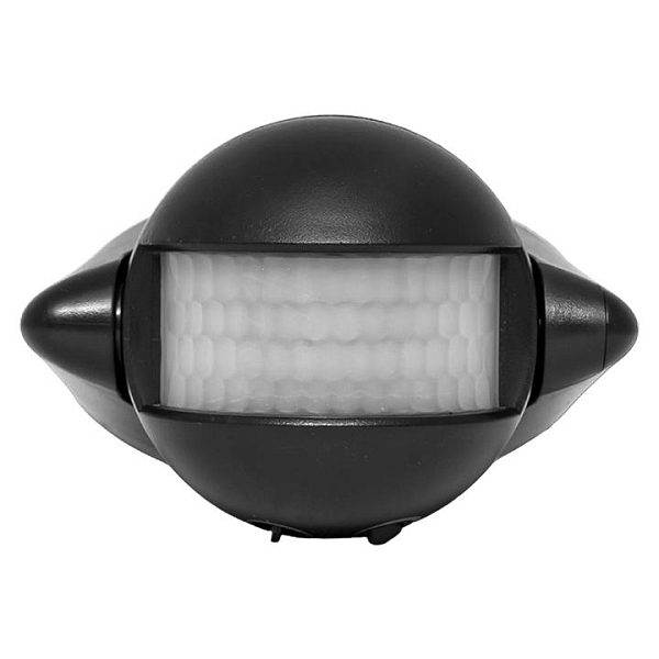 ИК датчик движения наст. 1200Вт 180гр. до 12м IP44 MS-39b черный EKF PROxima