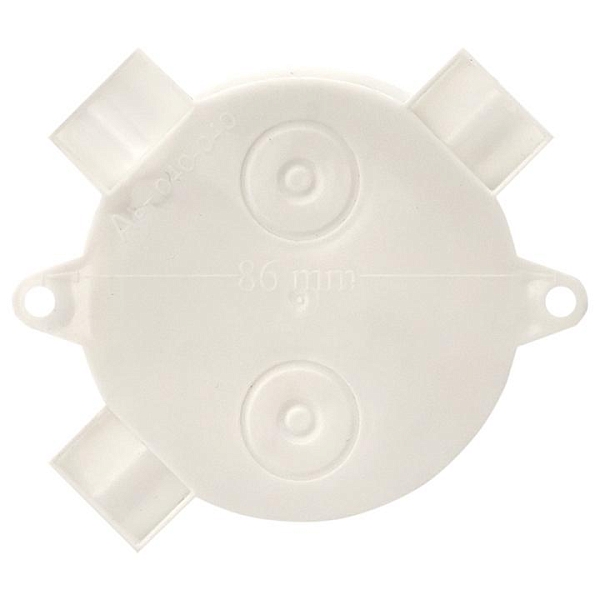 Коробка распределительная КМР-040-040 трехрожковая белая (70x35) EKF PROxima