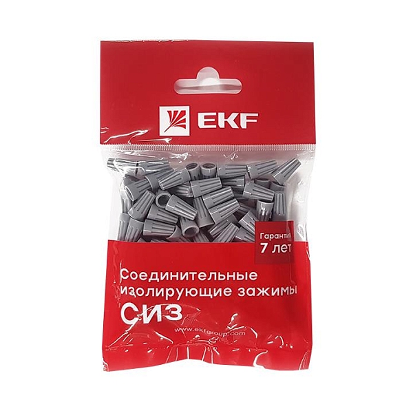 Соединительный изолирующий зажим СИЗ-1 (1-2,75мм2) (100шт.) EKF PROxima