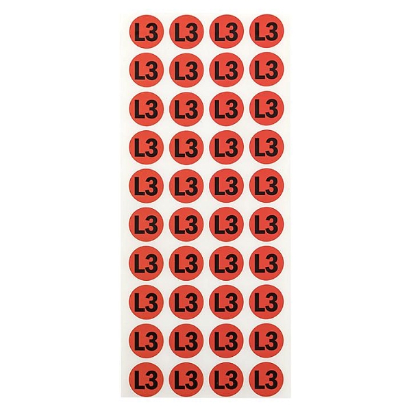Наклейка "L3" d=20 EKF PROxima