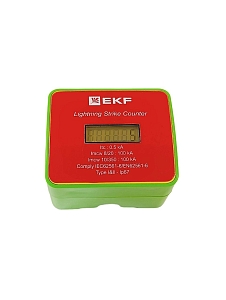 Счетчик ударов молнии EKF