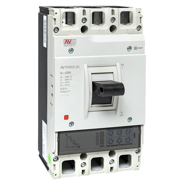Выключатель автоматический в литом корпусе AV-POWER-3/4 400А 50кА ETU2.2 EKF