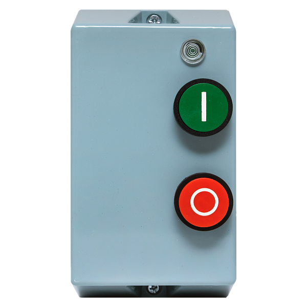 Пускатель ПМЛ-1 9А 1NO 400В AC с тепловым реле 5,5-8А в корпусе с индикацией IP65 EKF