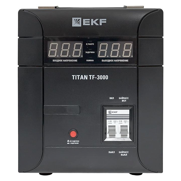 Стабилизатор напряжения симисторный напольного исполения TITAN -ТF-3000 EKF