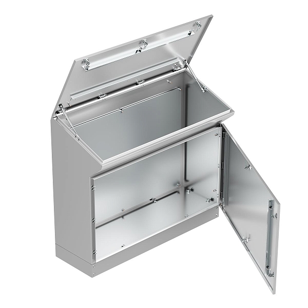 Пульт управления напольный "Inox" AISI304 TP12 IP55 (960x1200x400)