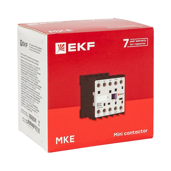 Контактор МКЭ-1 6А 1NO 24В AC EKF