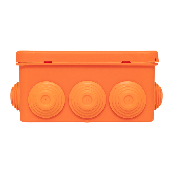 Коробка огнестойкая E45 100x100x50мм с клеммниками 4 полюса 0,5-6мм2 IP55 HF EKF