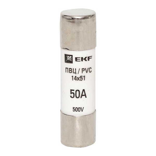 Плавкая вставка цилиндрическая ПВЦ (14x51) 50А EKF 