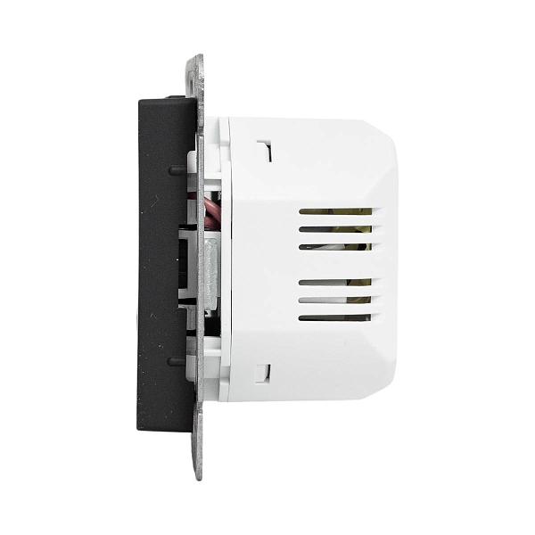 Механизм розетки USB-С, быстрая, чёрная Эпика EKF