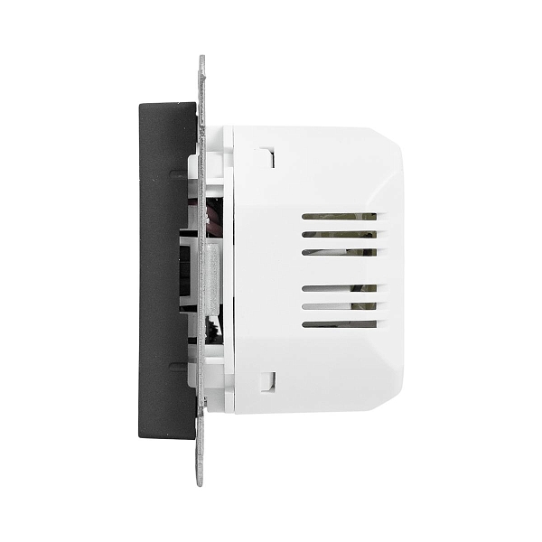 Механизм розетки USB-A+С, чёрный Эпика EKF