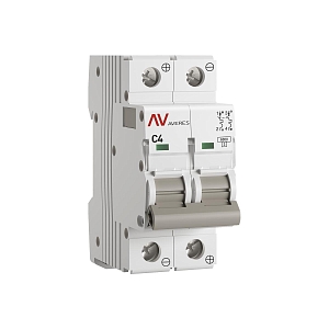 Выключатель автоматический AV-6 DC 2P 4A (C) 6kA EKF AVERES