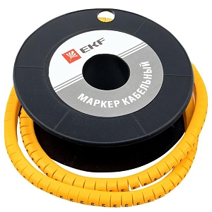 Маркер кабельный 4,0 мм2 "5" (500 шт.) (ЕС-2) EKF PROxima